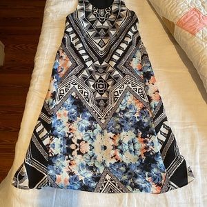 Geometric swing dress